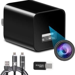 1080p Hidden Spy Camera Charger - Discreet Surveillance Tool