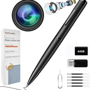 1080P Mini Camera Pen with 64GB - Home Security