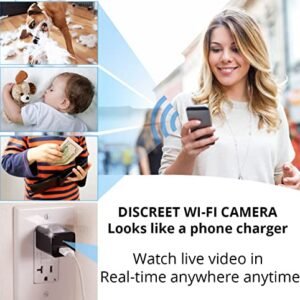 HD 1080P Wireless Spy Camera - Stealthy USB Charger