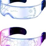 TOODOO LED Visor Glasses: 7 Colors & 4 Modes!